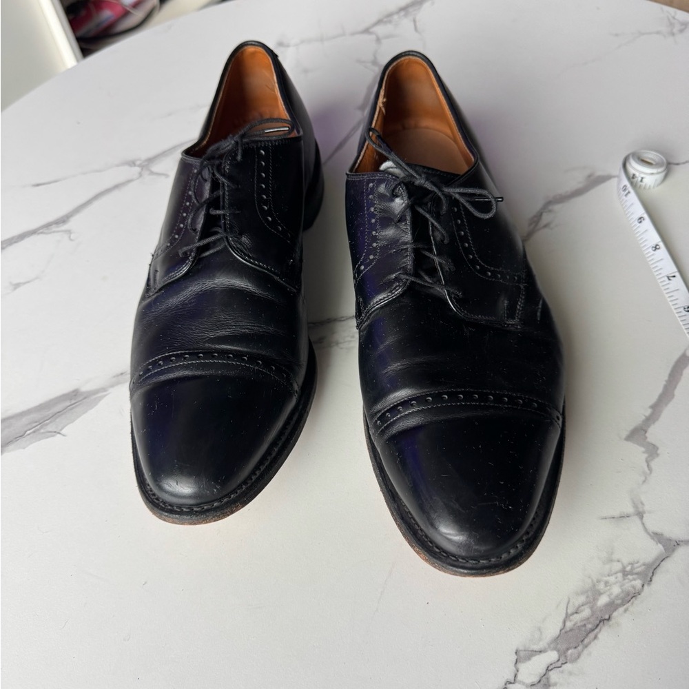 Allen Edmonds Men’s  13D Black Leather Dress Shoes